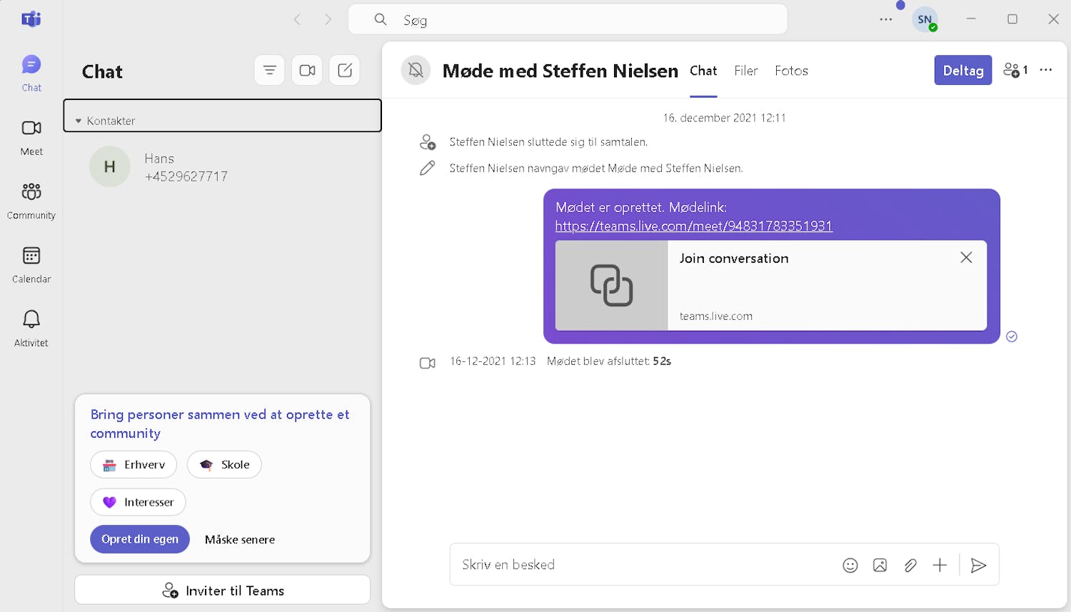 Microsoft Teams Microsoft Teams screenshot